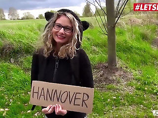 LETSDOEIT - Busty Hitchhiker Milf Izzy Mendosa Pays With Pussy For Her Travel To Hannover