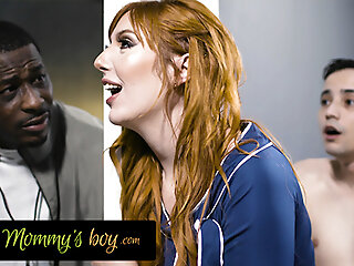 Step mommy'S BOY - Pervert MILF Teacher Lauren Phillips Takes 18yo student 18+'s Cock, Then Gym Teacher's BBC